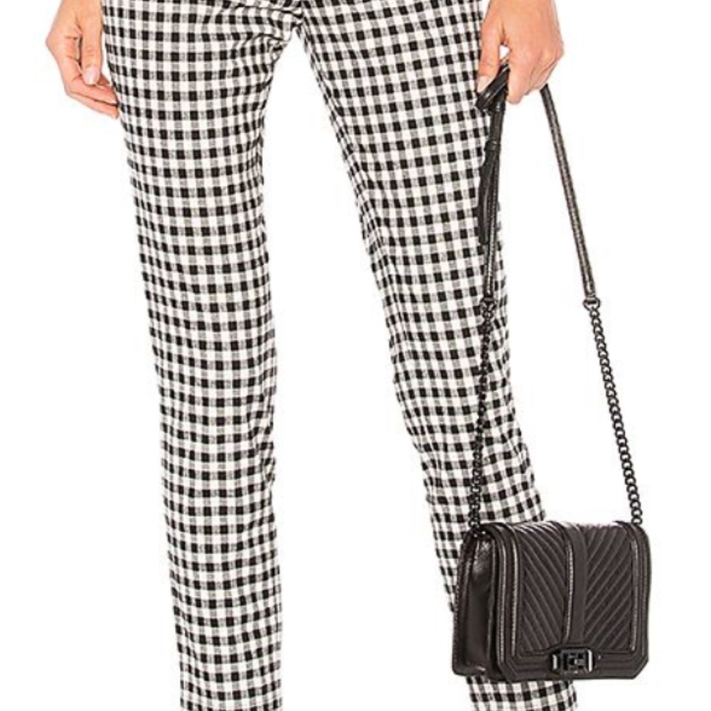 High Waist Checkered Pant
